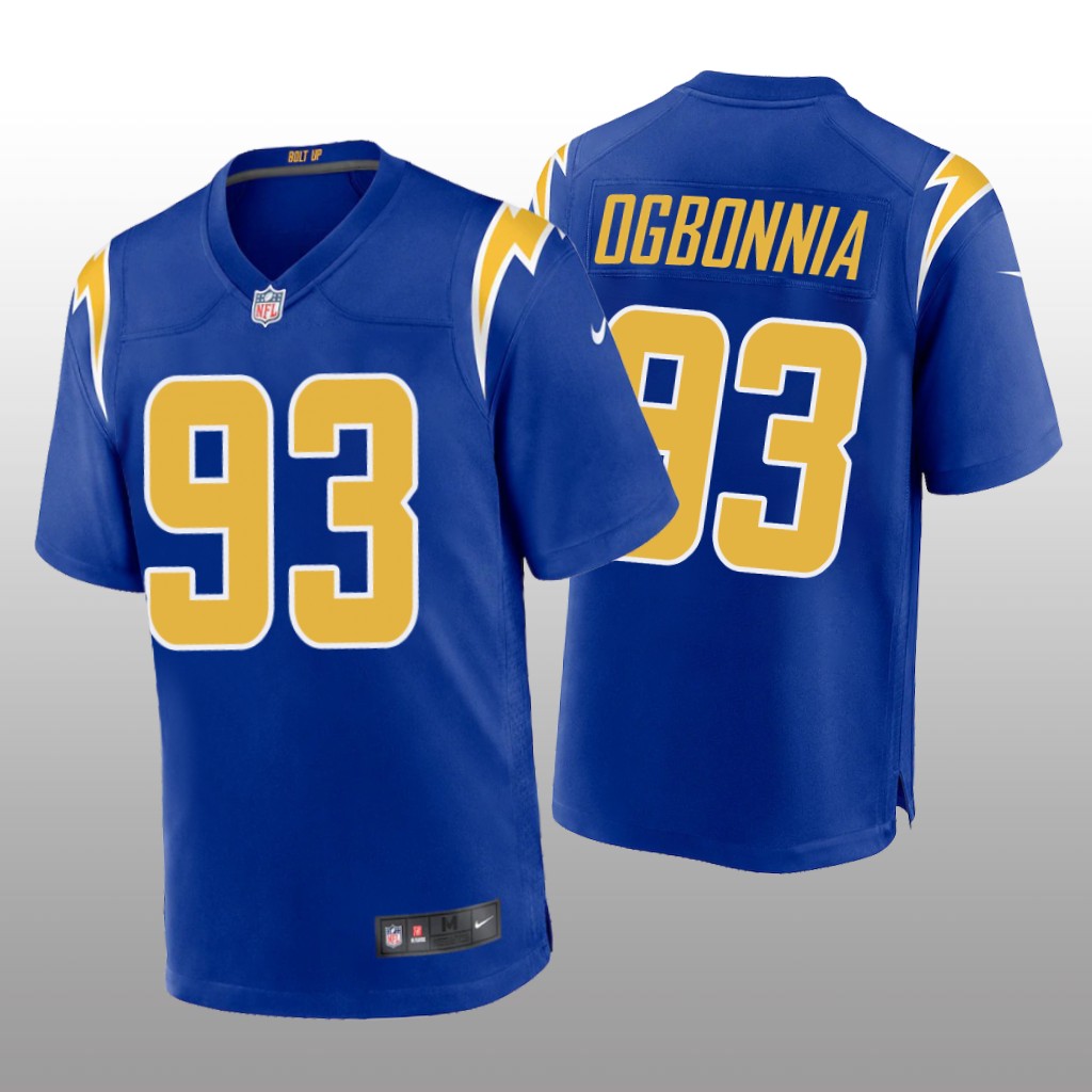 Los Angeles Chargers Otito Ogbonnia Royal Jersey Alternate Game - Men's