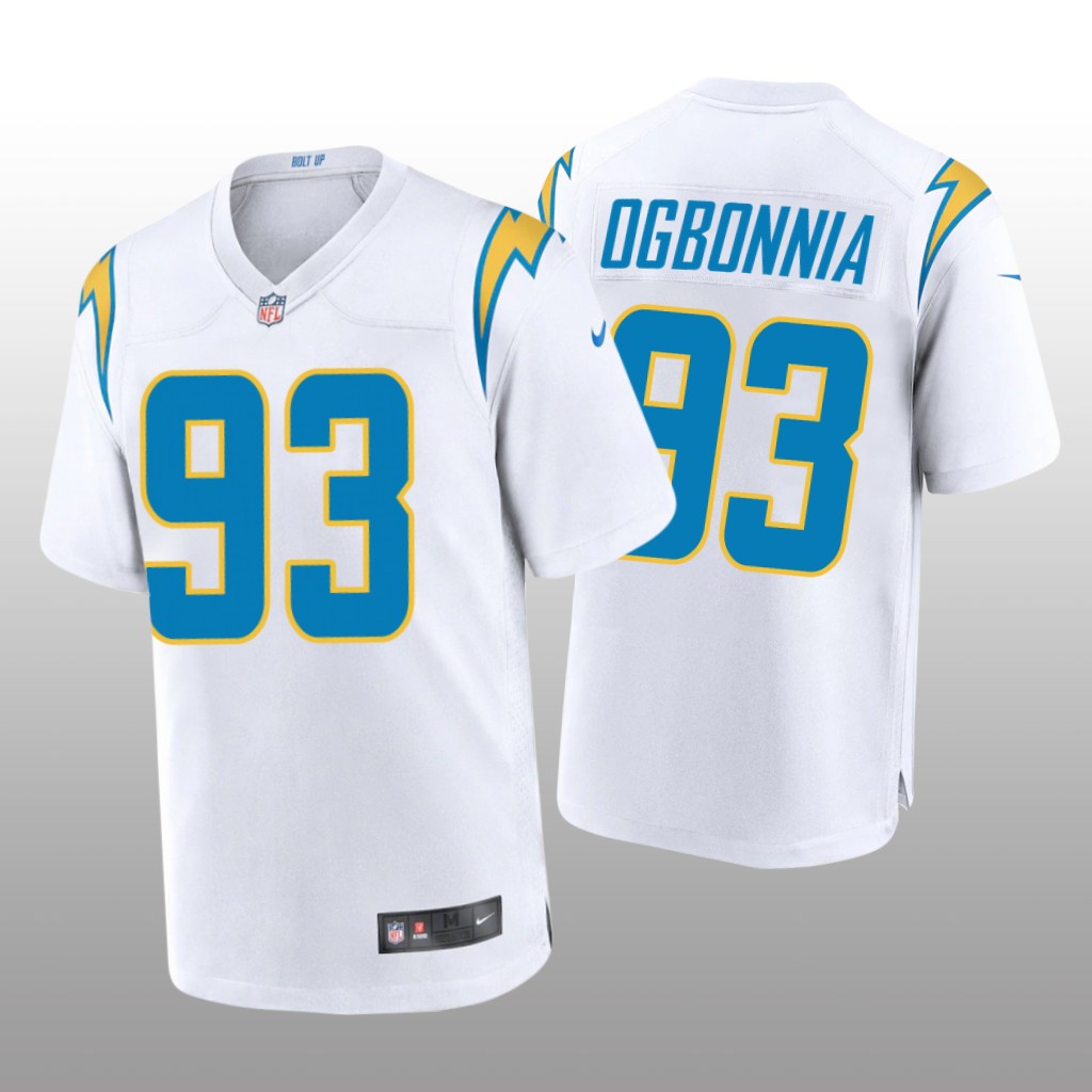 Los Angeles Chargers Otito Ogbonnia White Jersey Game Men's