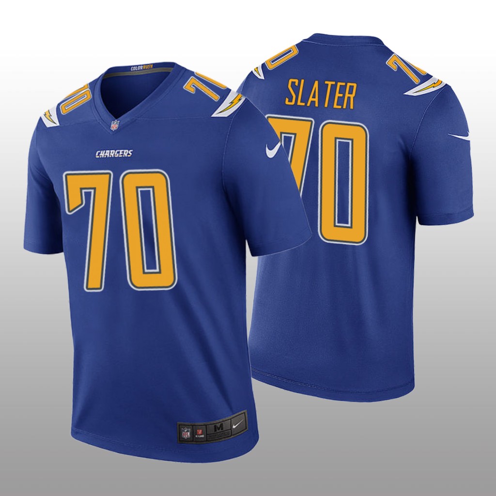 Los Angeles Chargers Rashawn Slater Royal Jersey Color Rush Legend - Men's