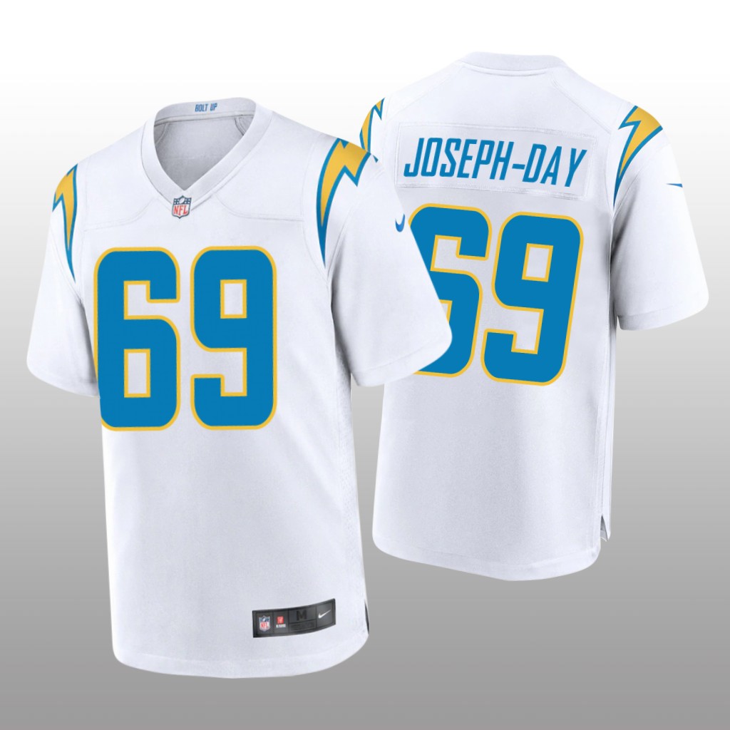 Los Angeles Chargers Sebastian Joseph-Day White Jersey Game - Men's