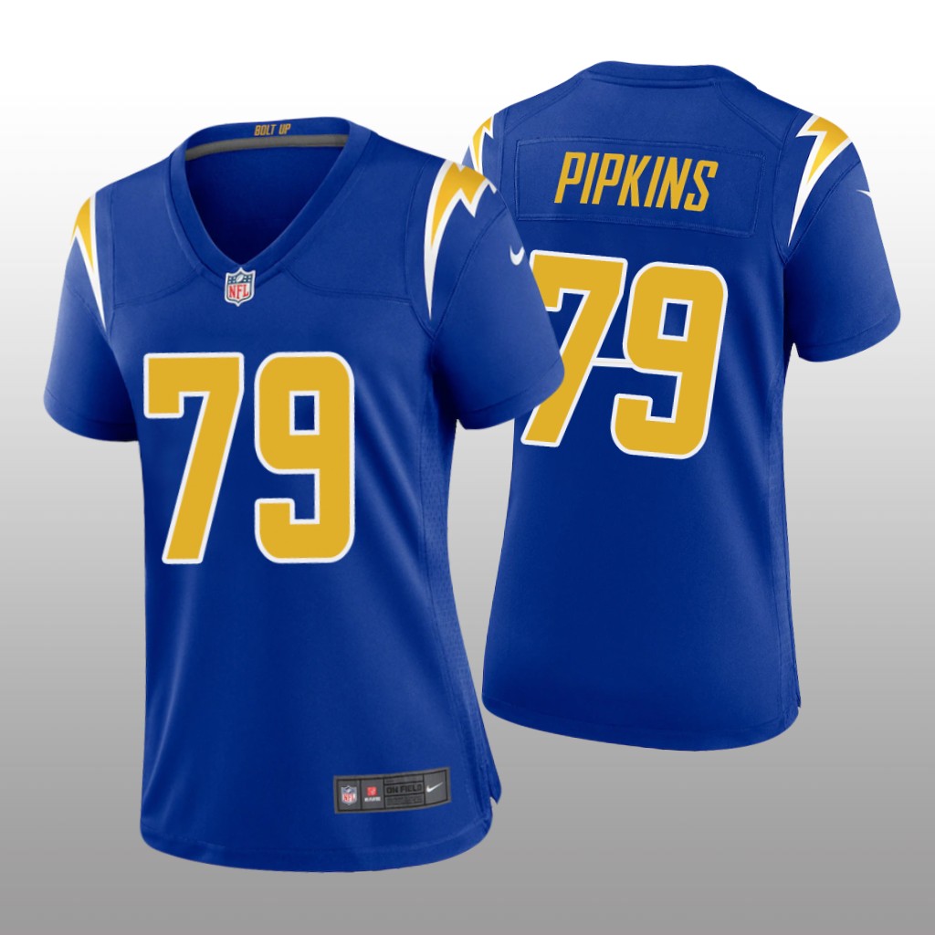Los Angeles Chargers Trey Pipkins Royal Jersey 2nd Alternate Game - Women's