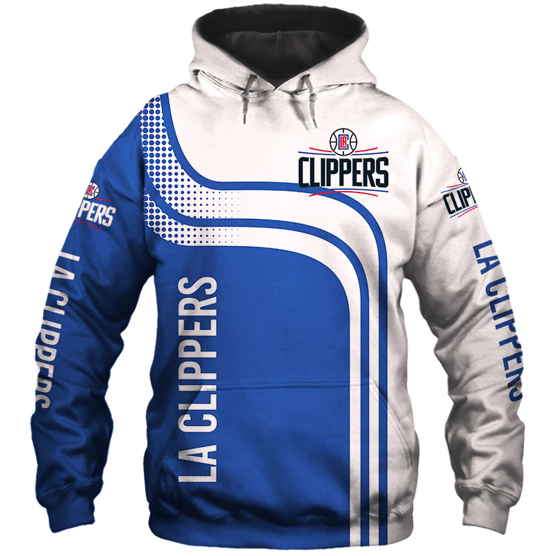 Los Angeles Clippers 3D Hoodie Gift For Fans Cheap Basketball For Fans NBA Hoodie