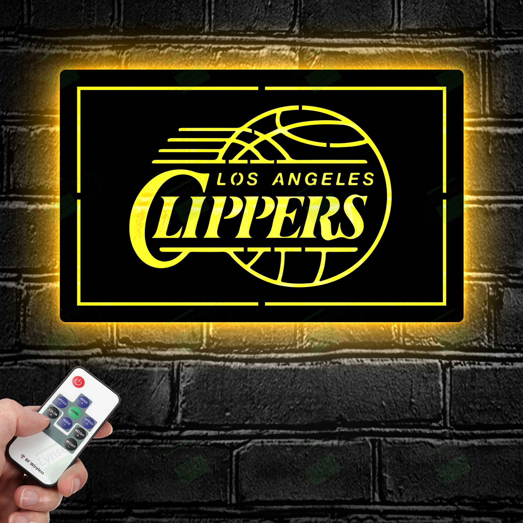 Los Angeles Clippers Baseketball Metal Sign – Led light sign