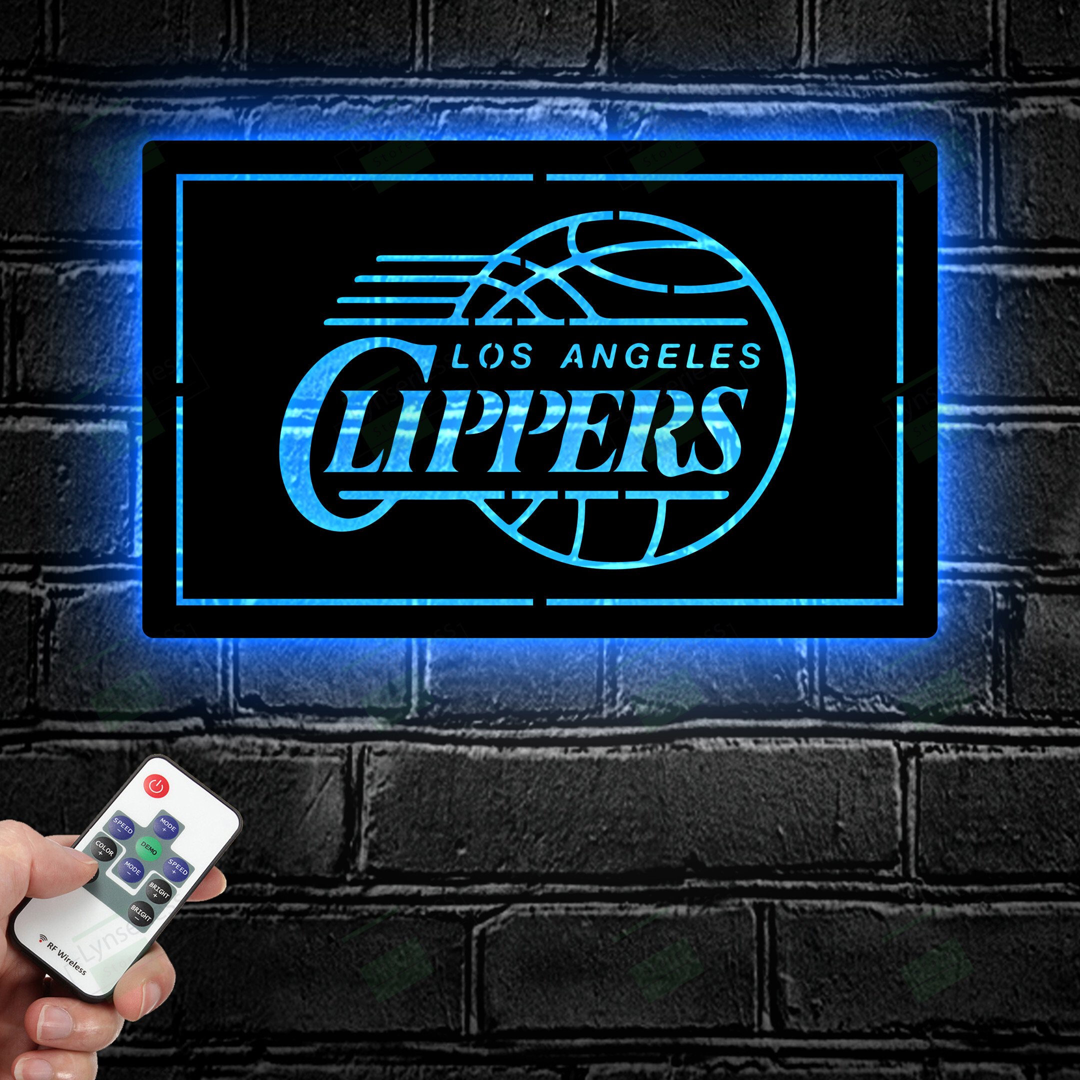 Los Angeles Clippers Baseketball Metal Sign – Led light sign