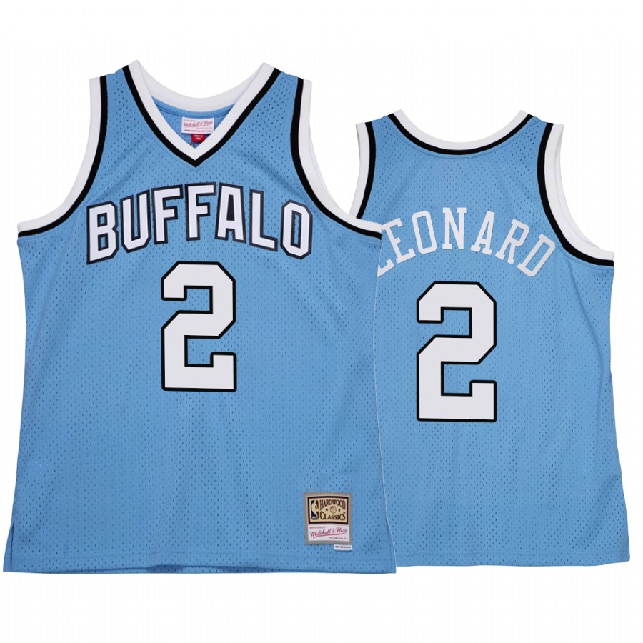 Los Angeles Clippers Kawhi Leonard #2 Blue Buffalo Logo Throwback Jersey