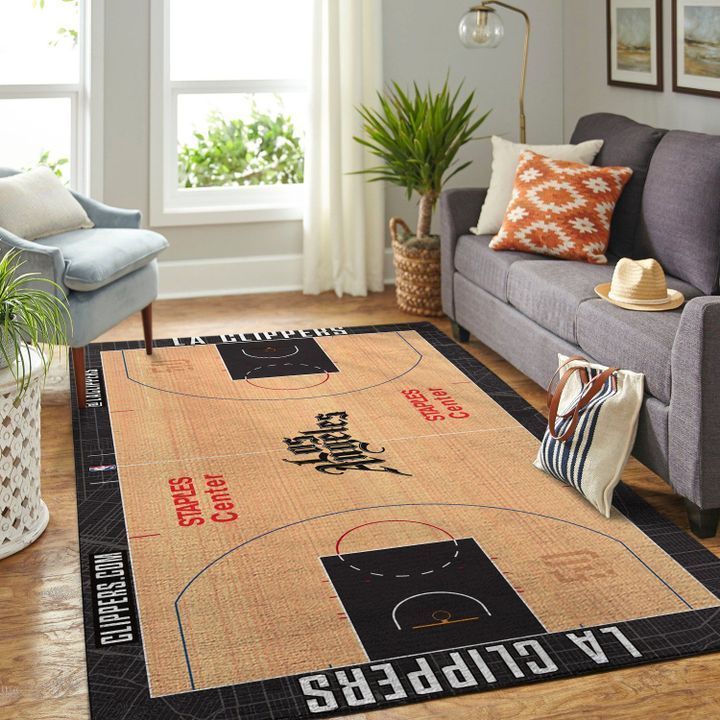 Los Angeles Clippers Living Room Area Rectangle Rug
