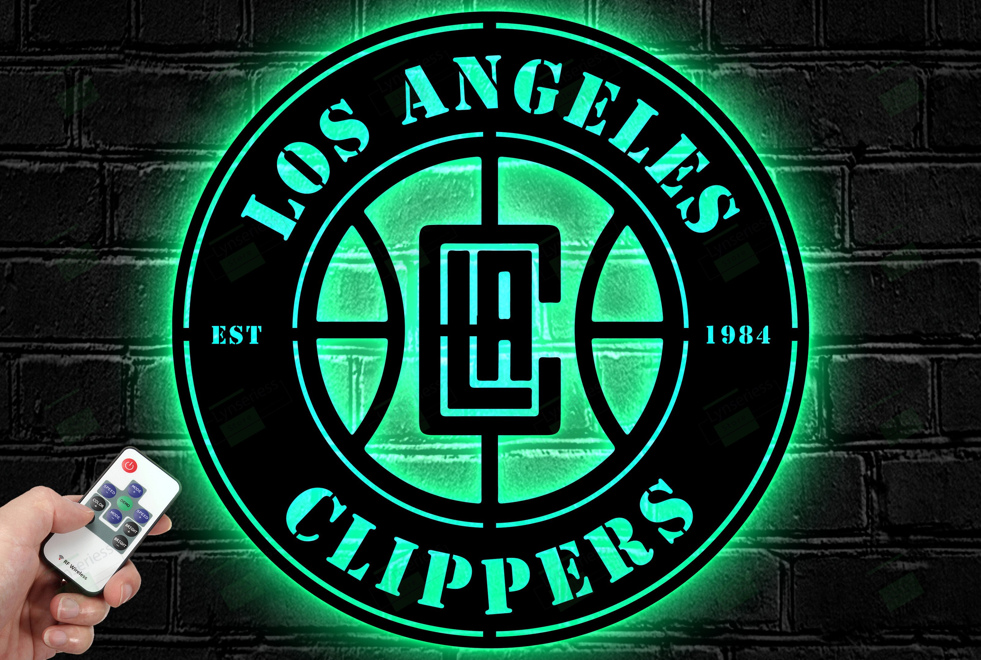 Los Angeles Clippers Metal Sign – Led Light Sign NBA