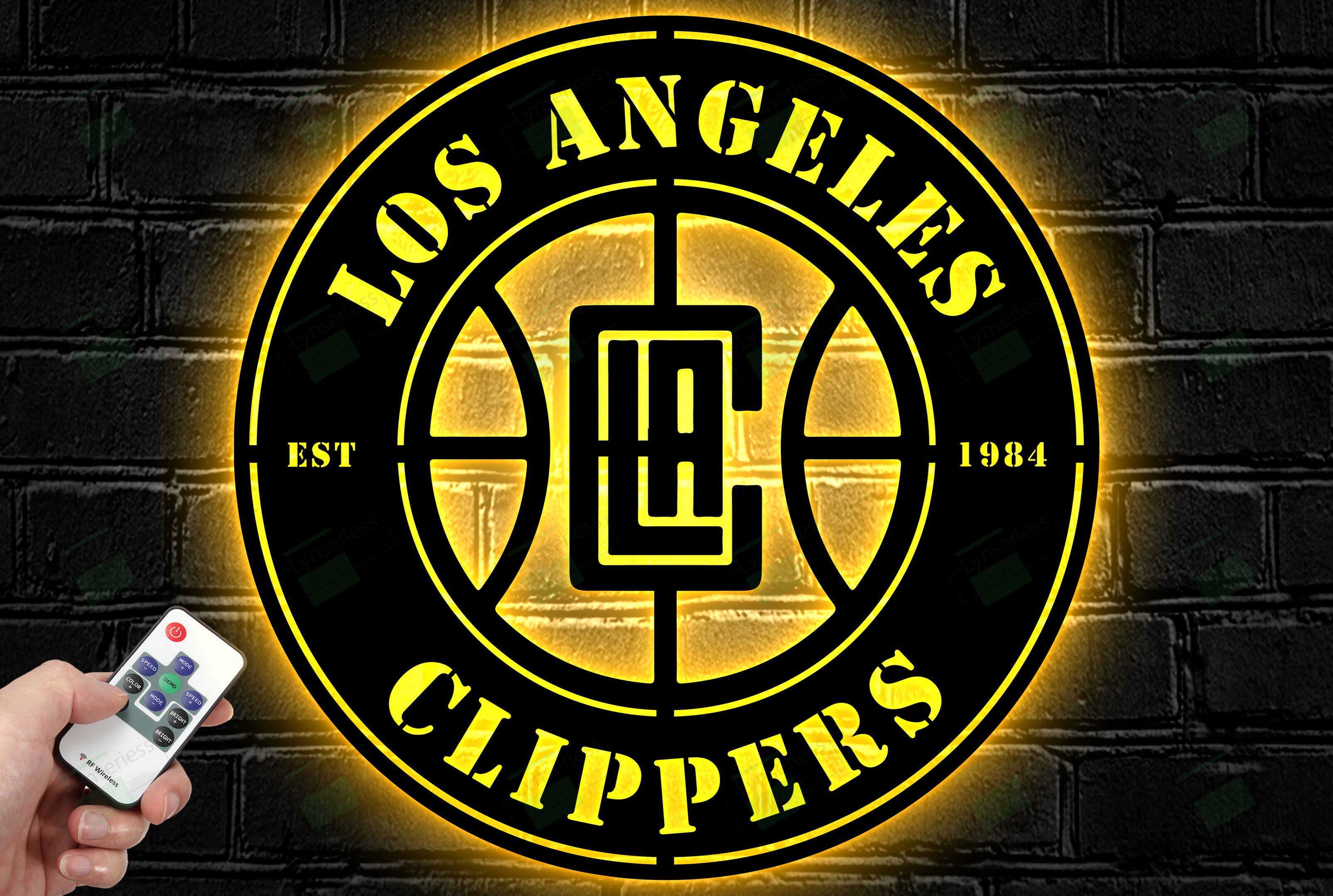 Los Angeles Clippers Metal Sign – Led Light Sign NBA