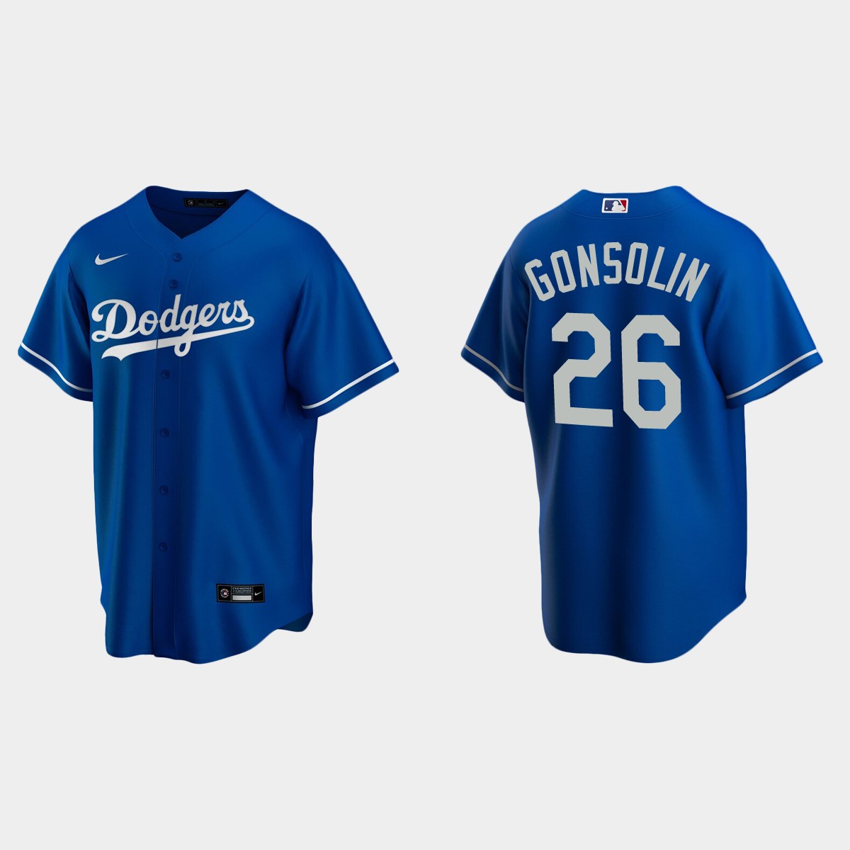 Los Angeles Dodgers #26 Tony Gonsolin Alternate Jersey - Royal