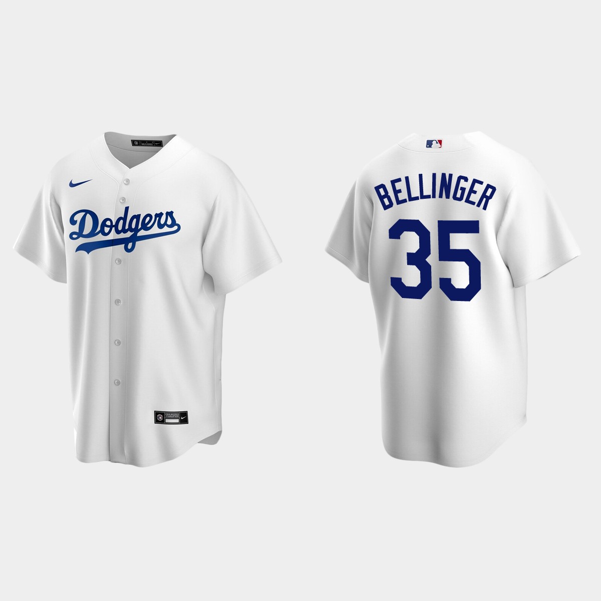 Los Angeles Dodgers #35 Cody Bellinger White Home Jersey