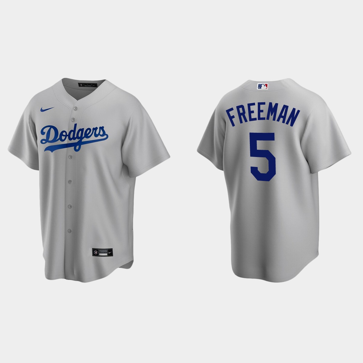 Los Angeles Dodgers Freddie Freeman Alternate Jersey - Gray