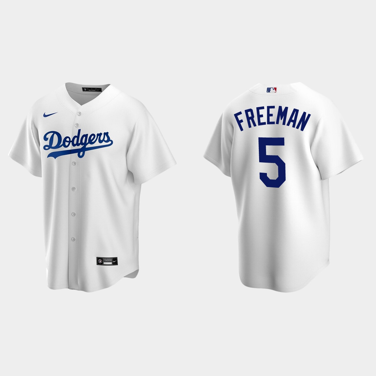 Los Angeles Dodgers Freddie Freeman Home Jersey - White