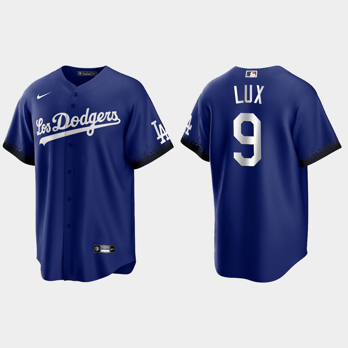 Los Angeles Dodgers Gavin Lux 2021 City Connect Jersey - Royal