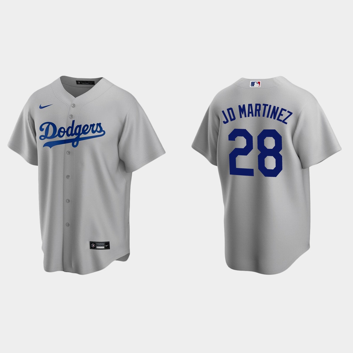 Los Angeles Dodgers J.D. Martinez Alternate Jersey - Gray