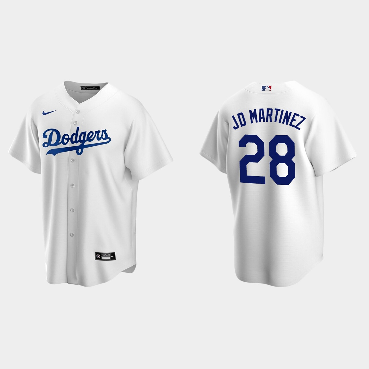 Los Angeles Dodgers J.D. Martinez Home Jersey - White