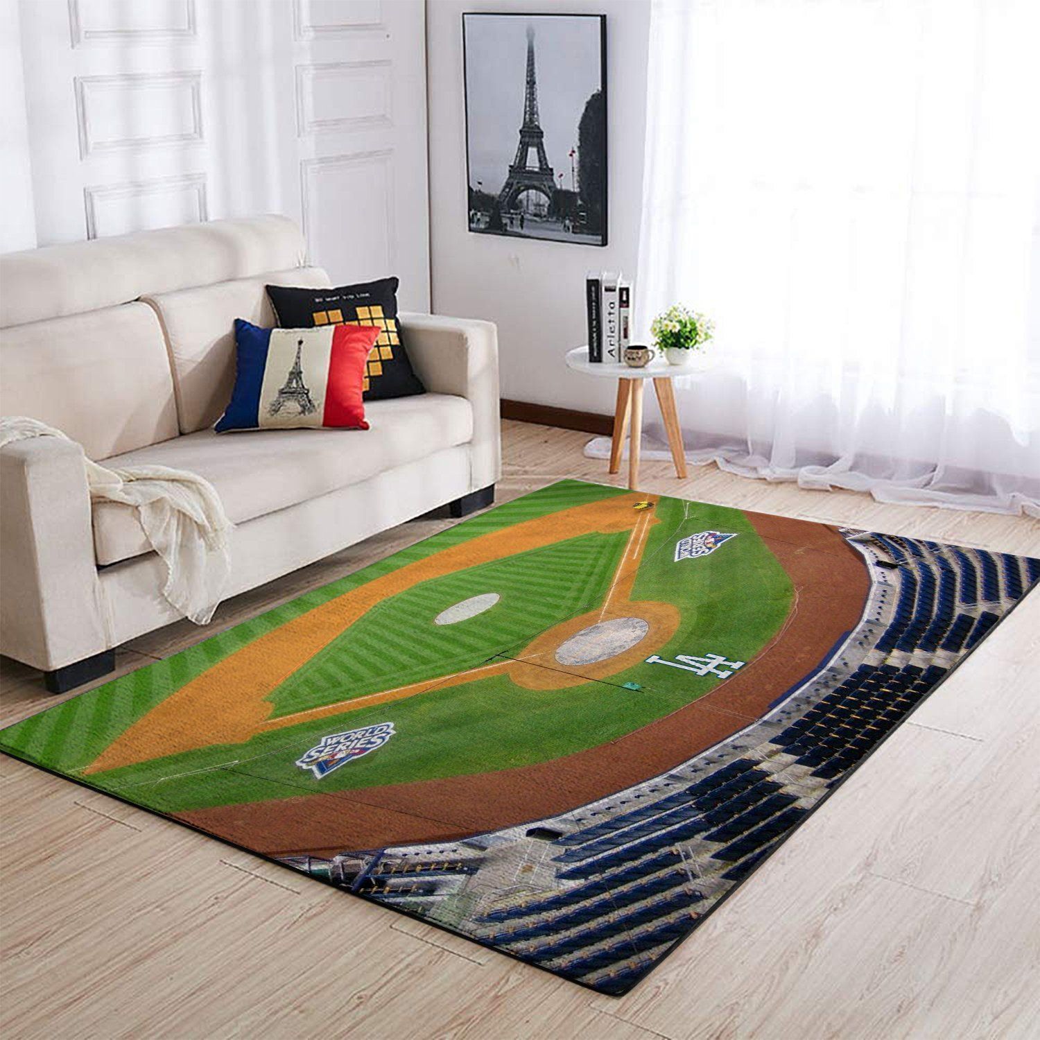 Los Angeles Dodgers Living Room Area Rectangle Rug