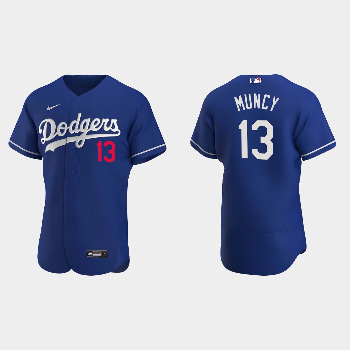 Los Angeles Dodgers Max Muncy #13 Royal 2020 Alternate Jersey