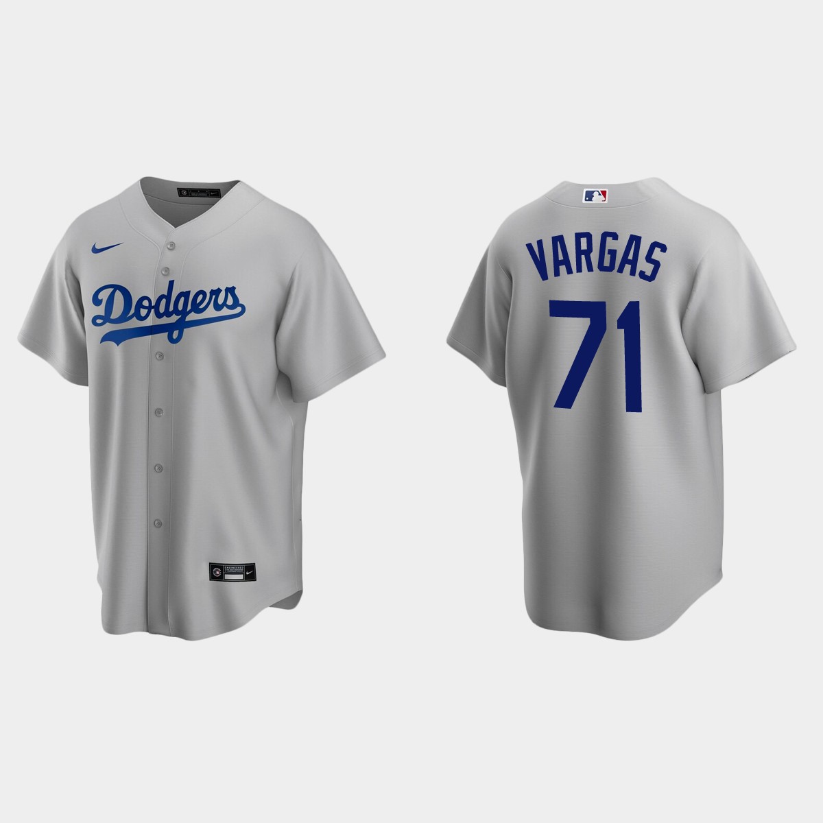 Los Angeles Dodgers Miguel Vargas Alternate Jersey - Gray
