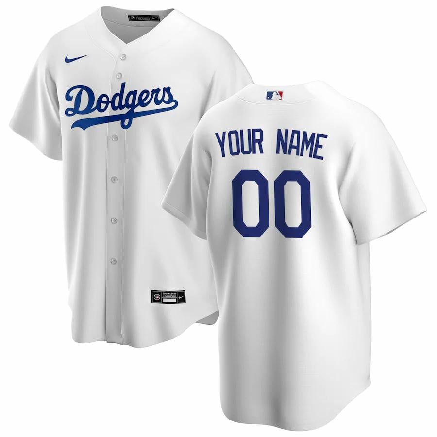 Los Angeles Dodgers Nike Home 2020  Custom Stitched Jersey – White