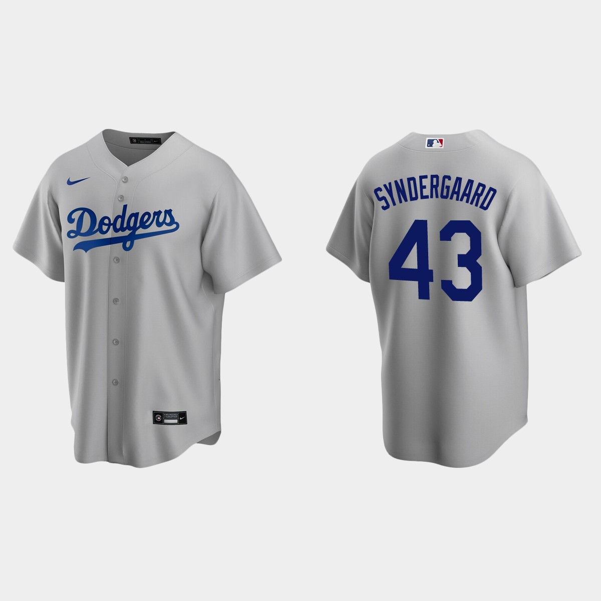 Los Angeles Dodgers Noah Syndergaard Alternate Jersey - Gray