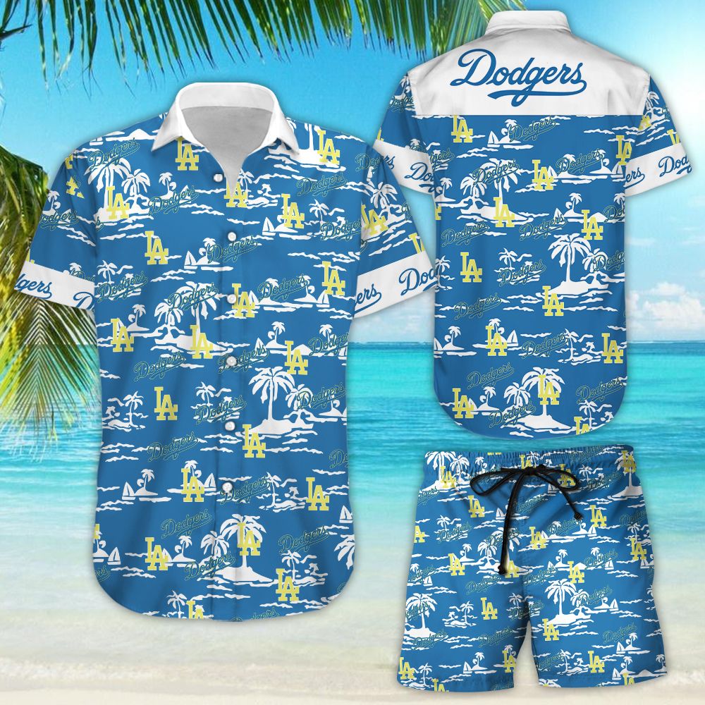 Los Angeles Dodgers Vintage Mlb Hawaiian Shirt