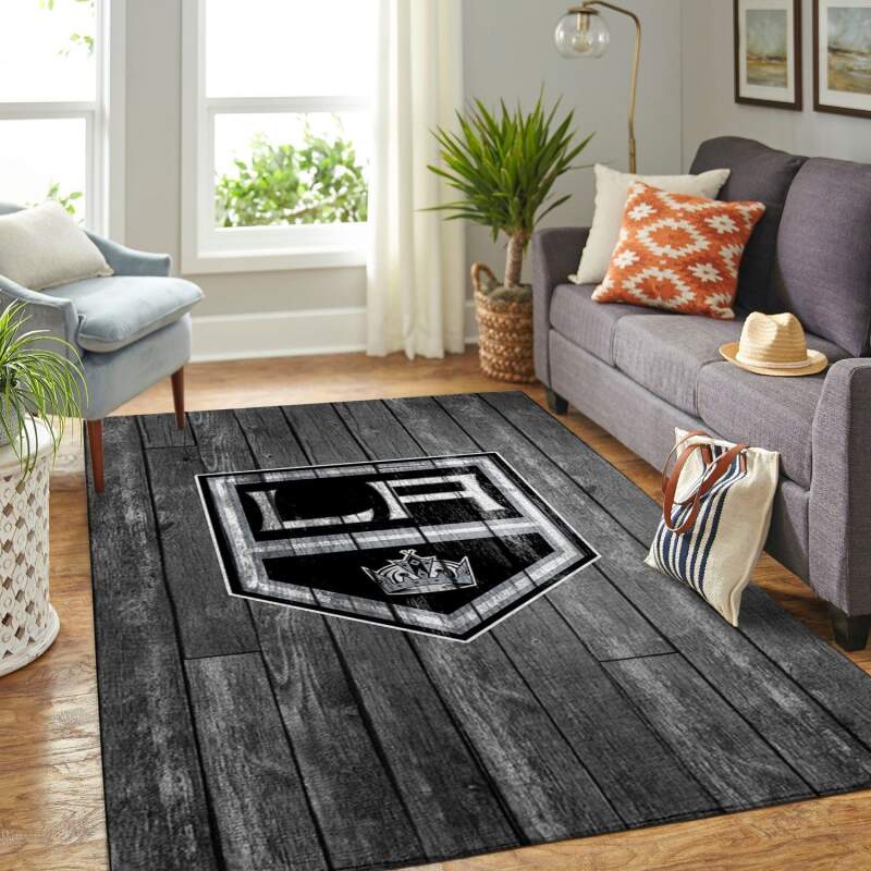 Los Angeles Kings Living Room Area Rectangle Rug