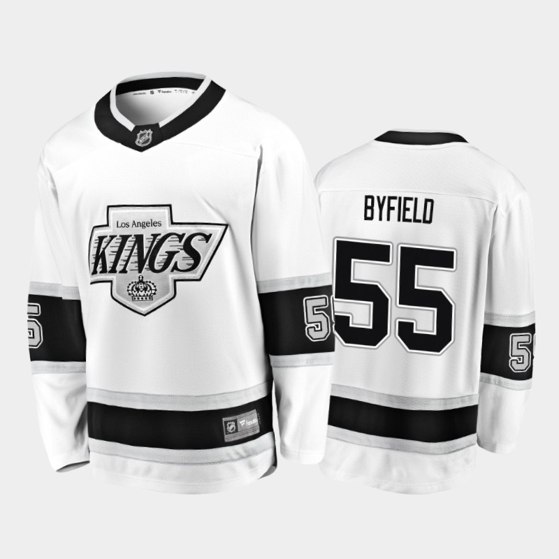 Los Angeles Kings Quinton Byfield #55 Heritage White 2020-21 Breakaway Jersey