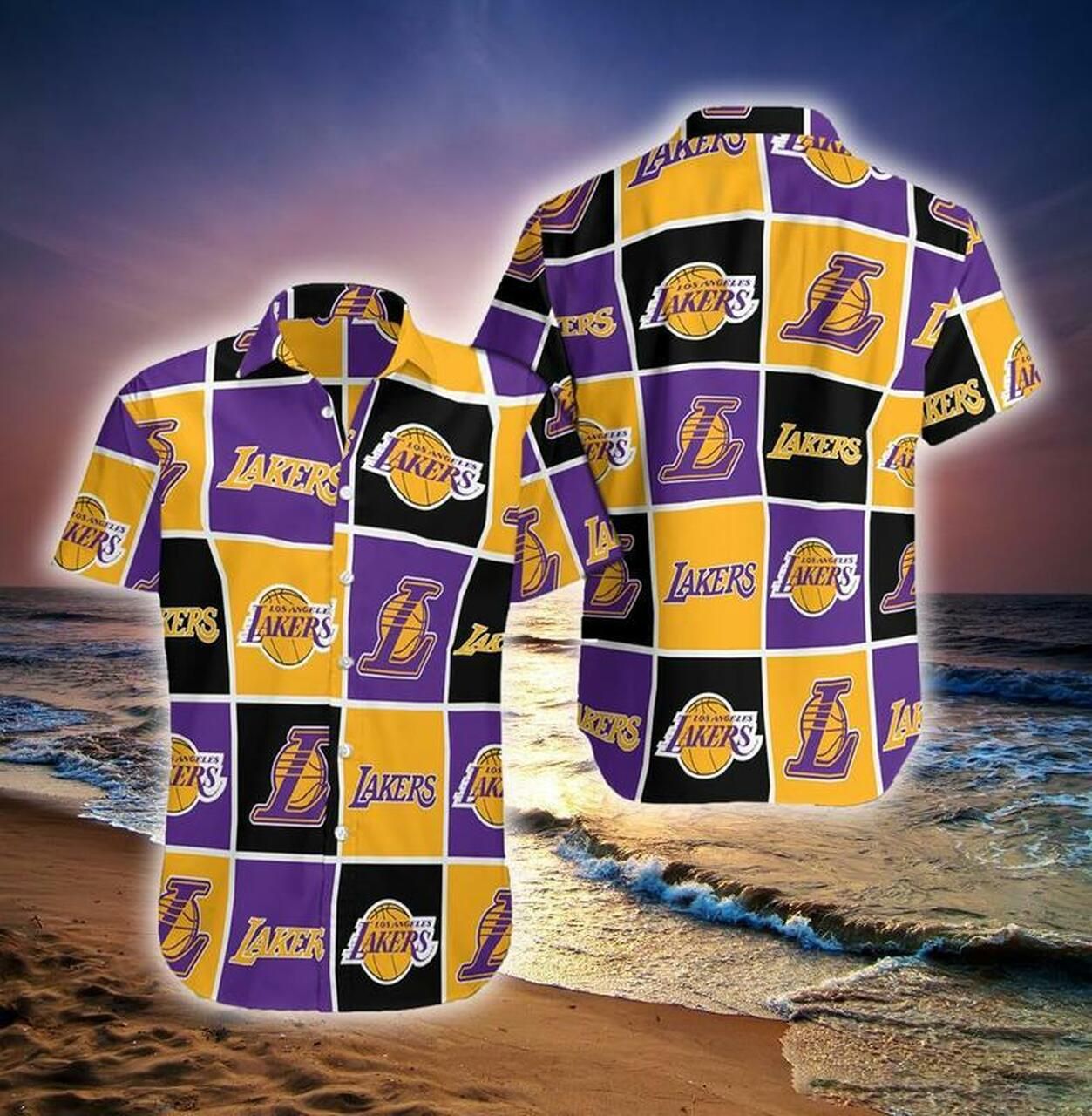 Los Angeles Laker Hawaii Hawaiian Shirt Fashion Tourism For Men Women Shirt3347