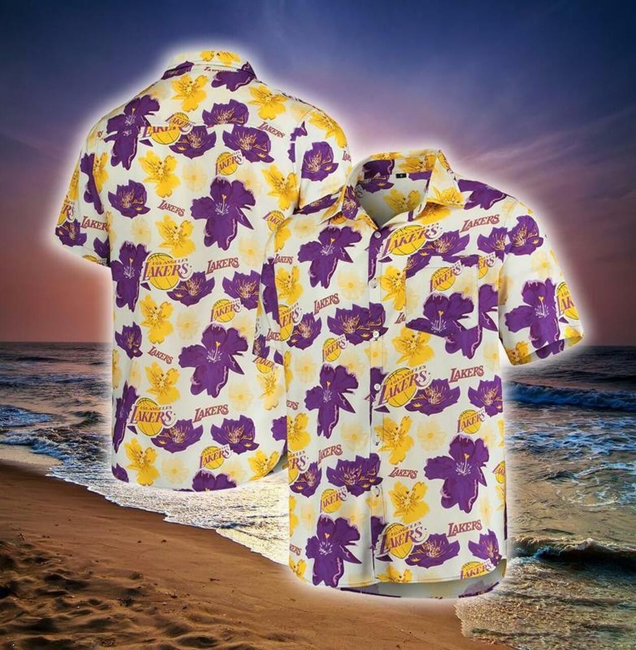 Los Angeles Laker Hawaii Hawaiian Shirt Fashion Tourism For Men Women Shirt3349