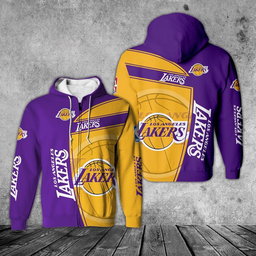 Los Angeles Lakers 3D Hoodie Gift For Fans Basketball For Fans NBA Hoodie