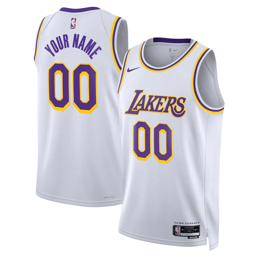 Los Angeles Lakers Custom 00 Men 2022/23 Swingman Jersey – Association Edition
