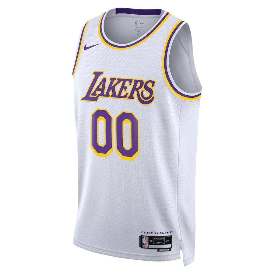 Los Angeles Lakers Custom 00 Men 2022/23 Swingman Jersey – Association Edition