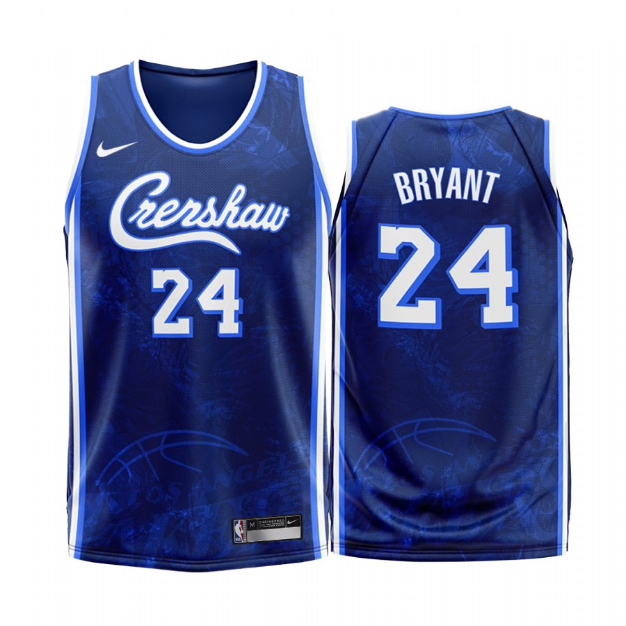 Los Angeles Lakers Kobe Bryant #24 Blue 2020 Fashion Edition Jersey