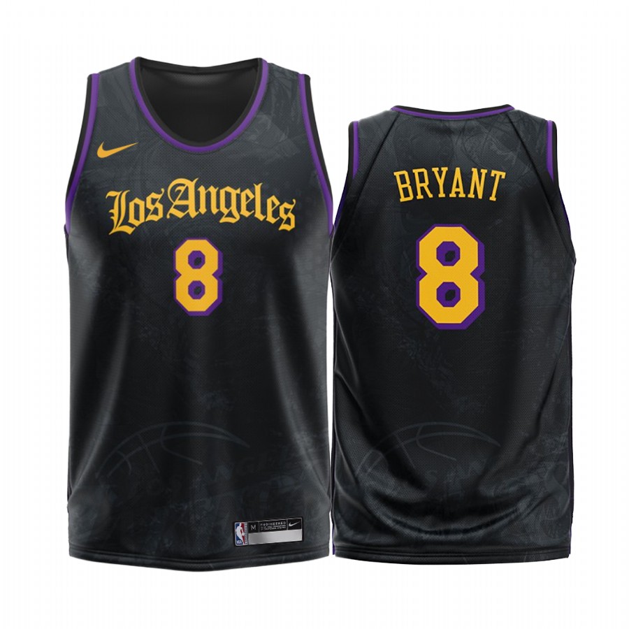 Los Angeles Lakers Kobe Bryant #8 Black 2020 Fashion Edition Jersey