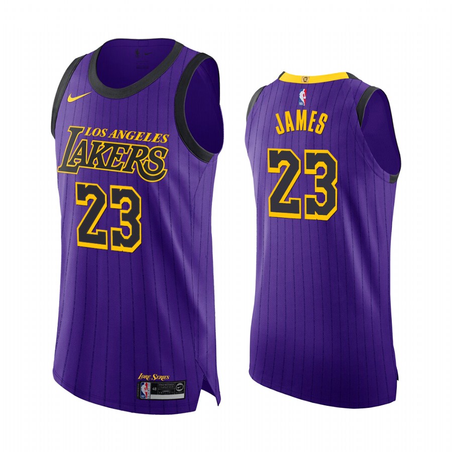 Los Angeles Lakers LeBron James 2019-20 City Jersey