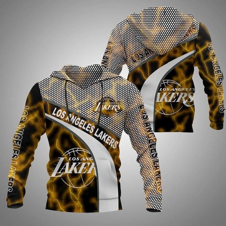 Los angeles lakers logo for fans 3D Hoodie