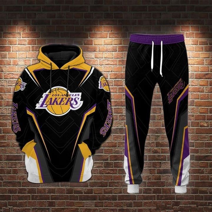 Los angeles lakers logo legging for fan 3D Hoodie