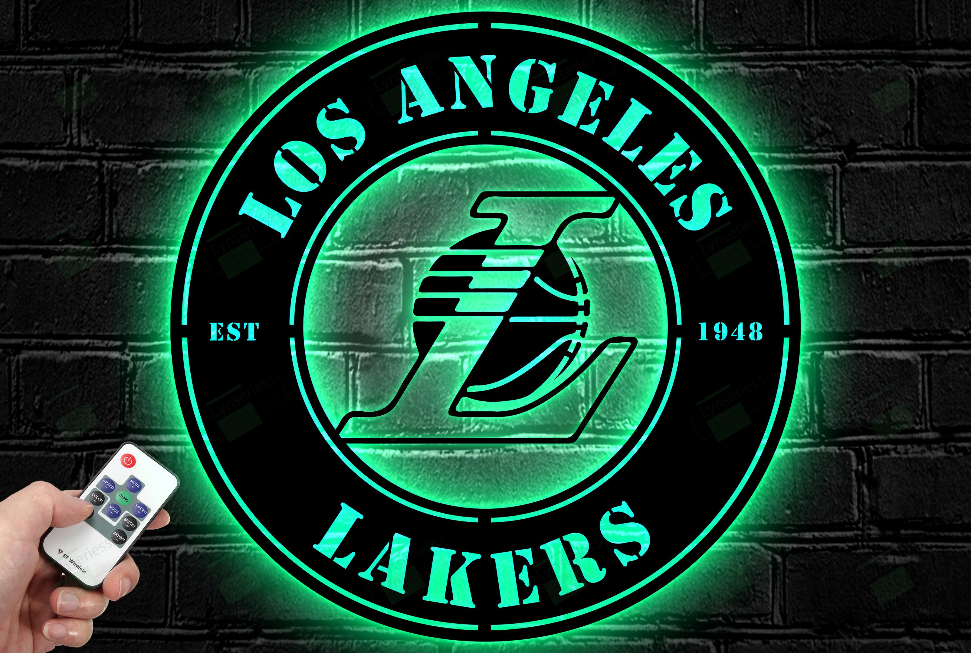 Los Angeles Lakers Metal Sign – Led Light Sign NBA