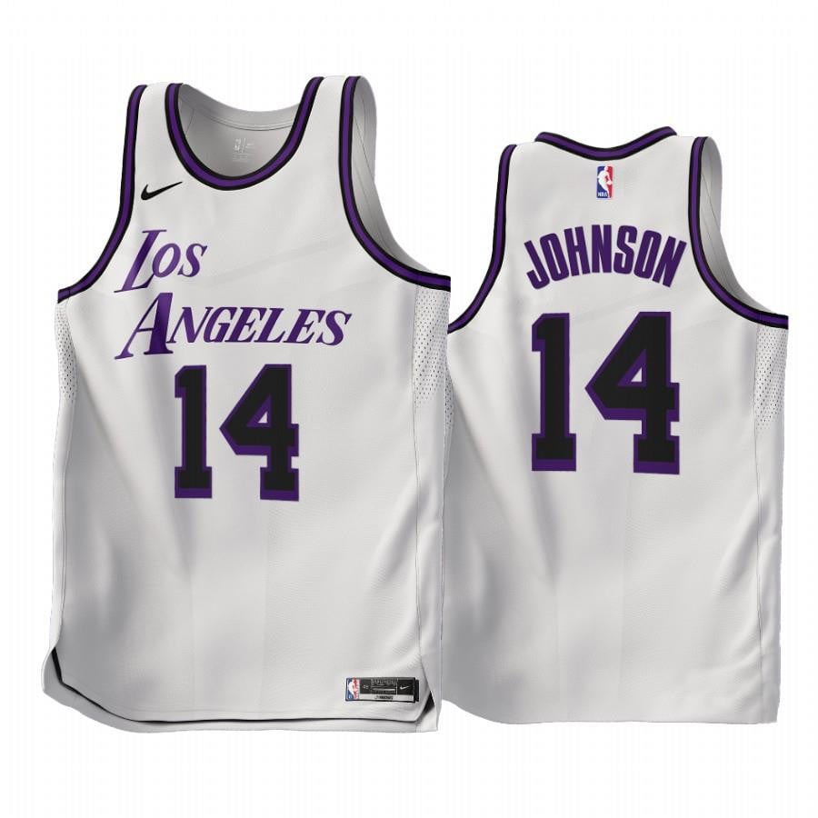 Los Angeles Lakers Sekou Doumbouya 2022-23 City Edition White 45 Jersey – Men Jersey