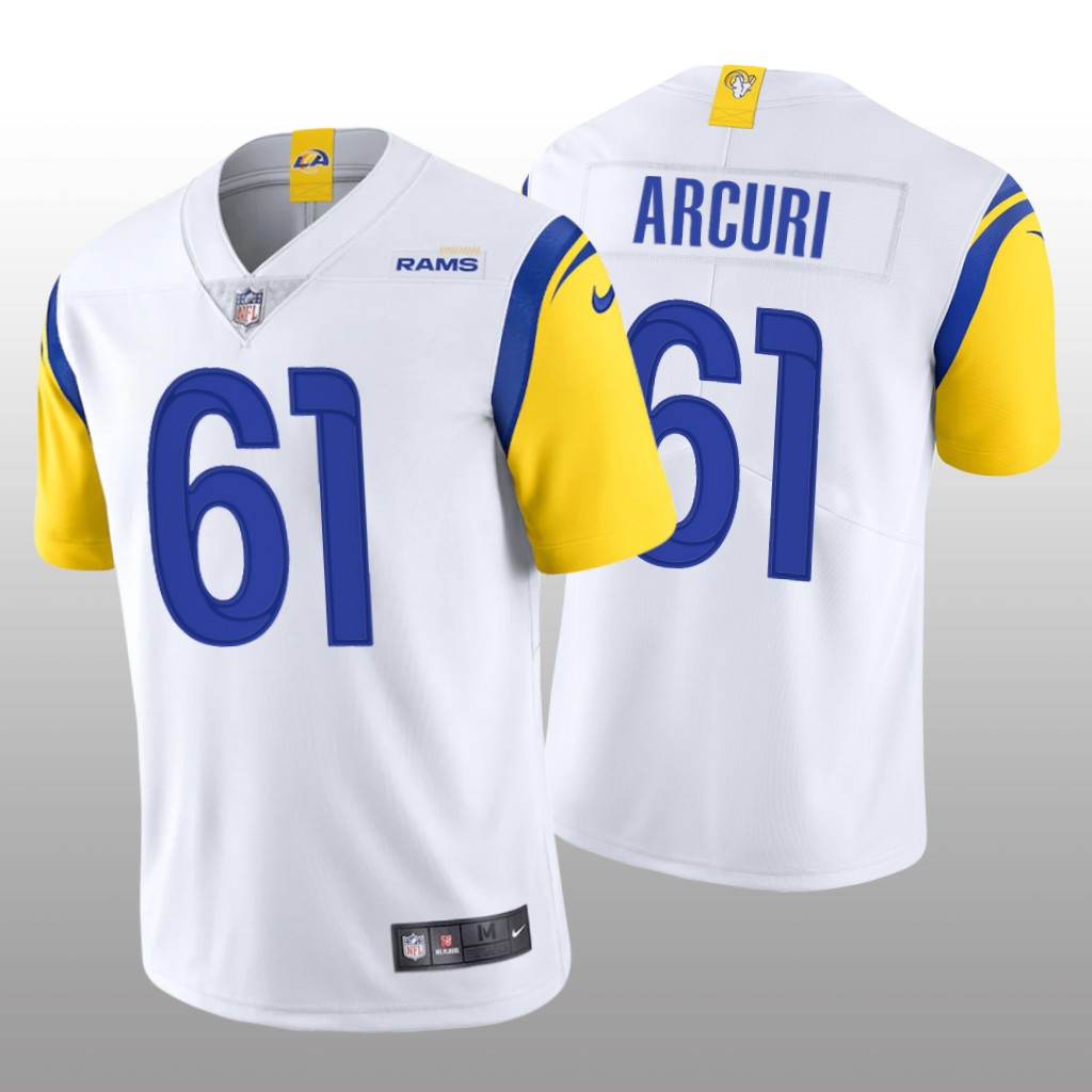 Los Angeles Rams A.J. Arcuri White Jersey Alternate Vapor Limited Vapor Limited - Men's