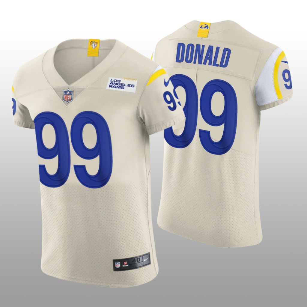 Los Angeles Rams Aaron Donald Cream Jersey Vapor Elite Men's