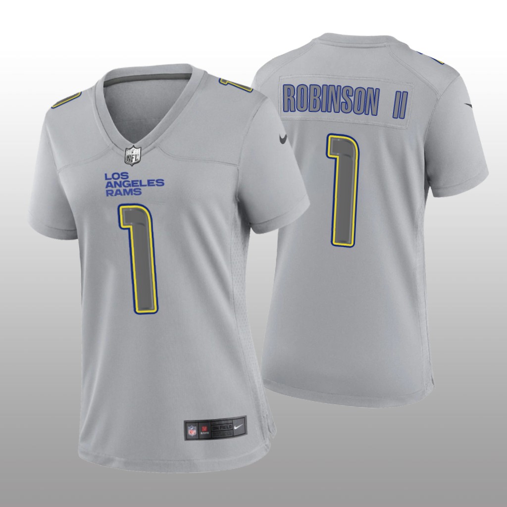Los Angeles Rams Allen Robinson II Gray Jersey Atmosphere Fashion Game - Women's
