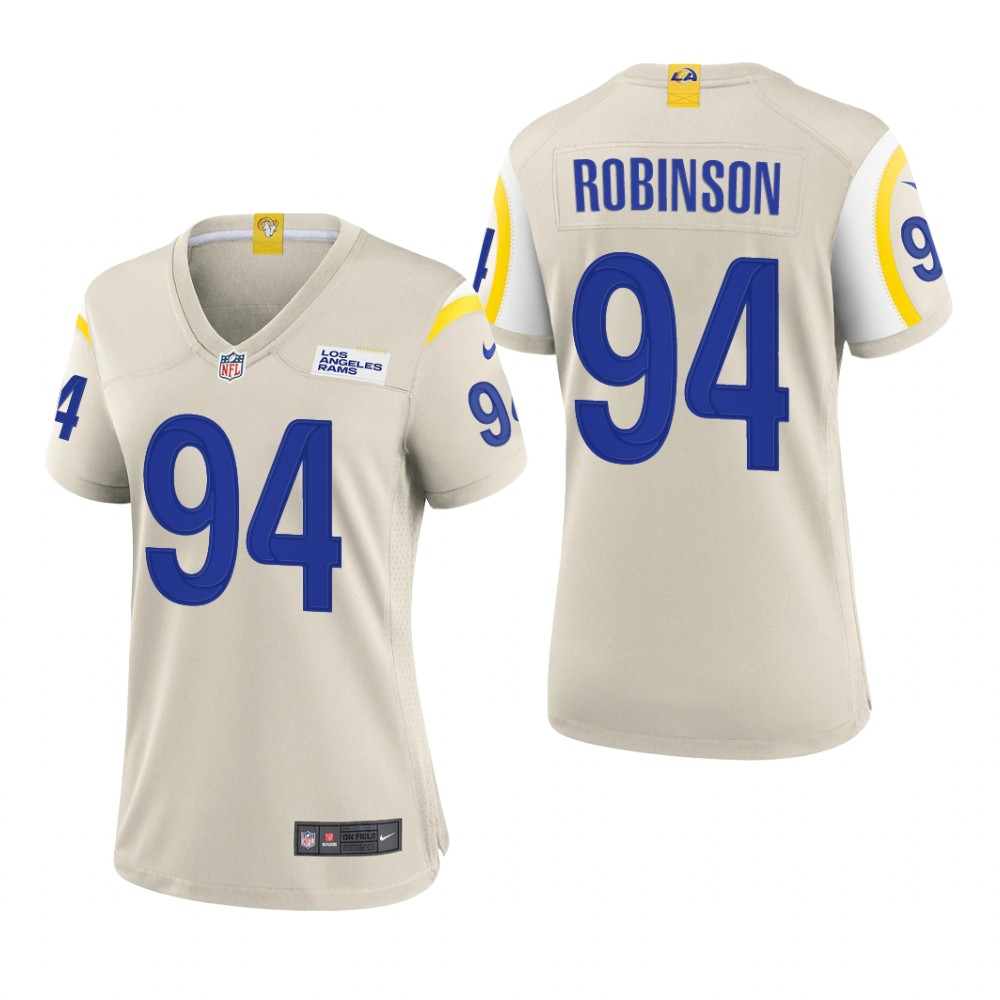 Los Angeles Rams A'Shawn Robinson Bone Jersey Game - Women's