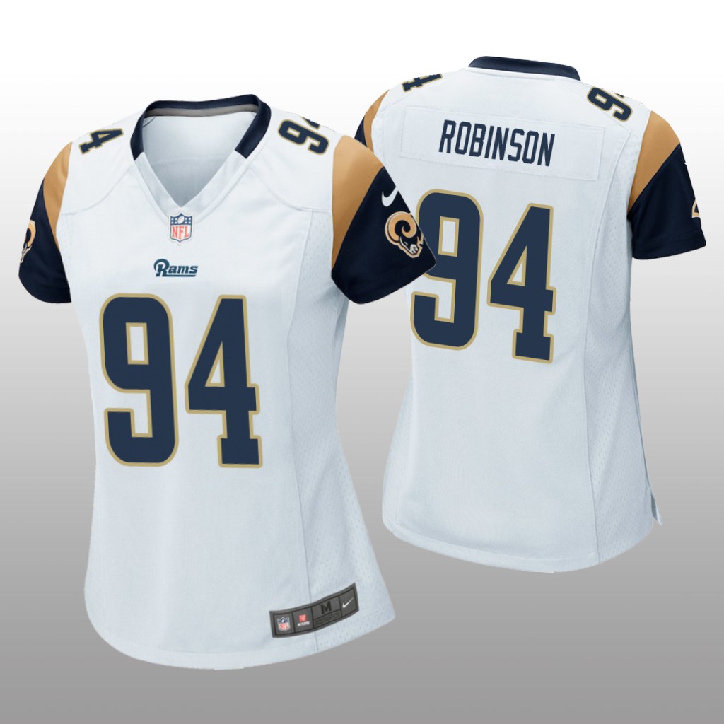 Los Angeles Rams A'Shawn Robinson White Jersey Game - Women's