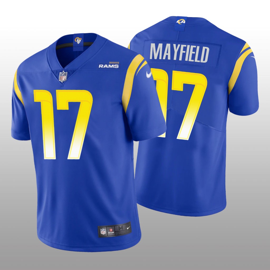 Los Angeles Rams Baker Mayfield Royal Jersey Vapor Limited - Men's