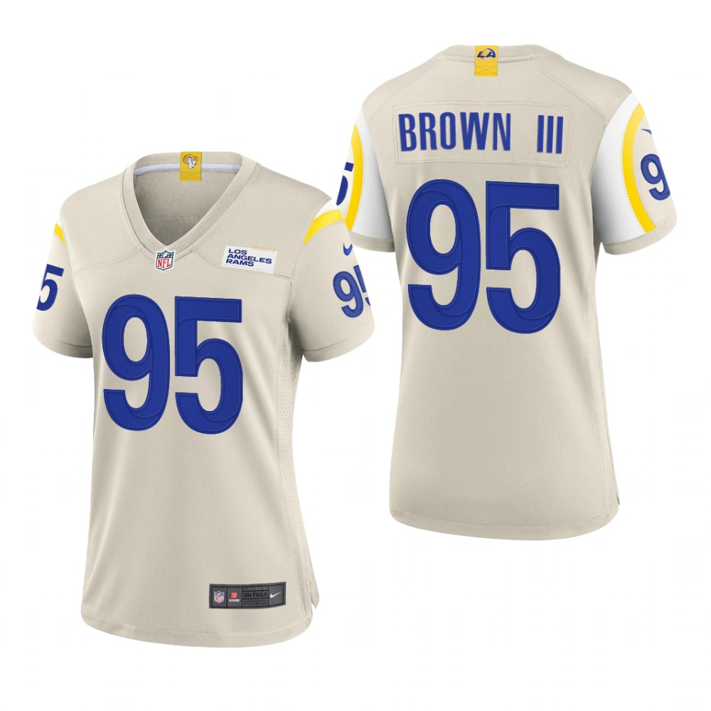 Los Angeles Rams Bobby Brown III Bone Jersey Game - Women's