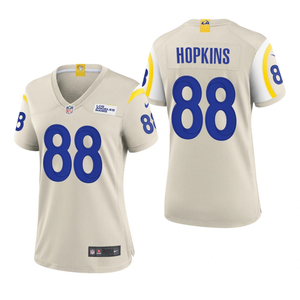 Los Angeles Rams Brycen Hopkins Bone Jersey Game - Women's