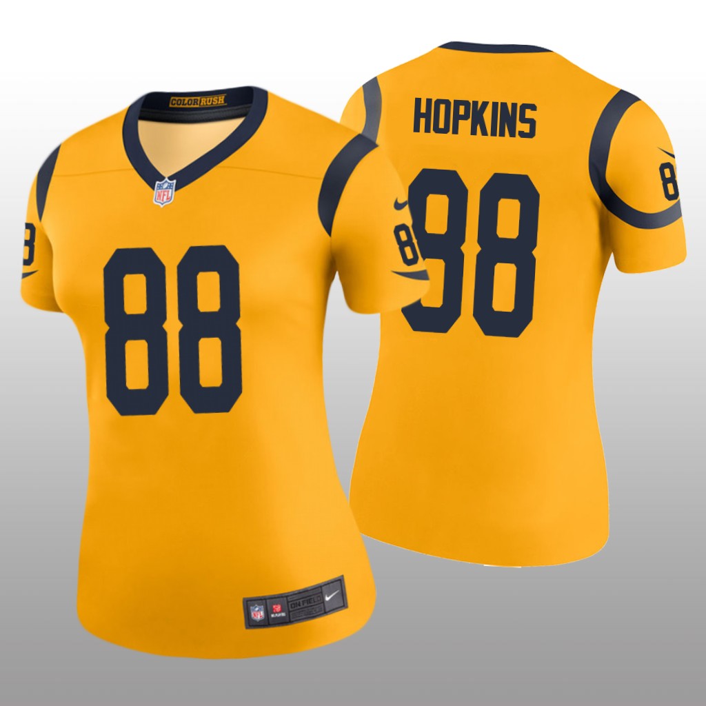 Los Angeles Rams Brycen Hopkins Gold Jersey Color Rush Legend - Women's