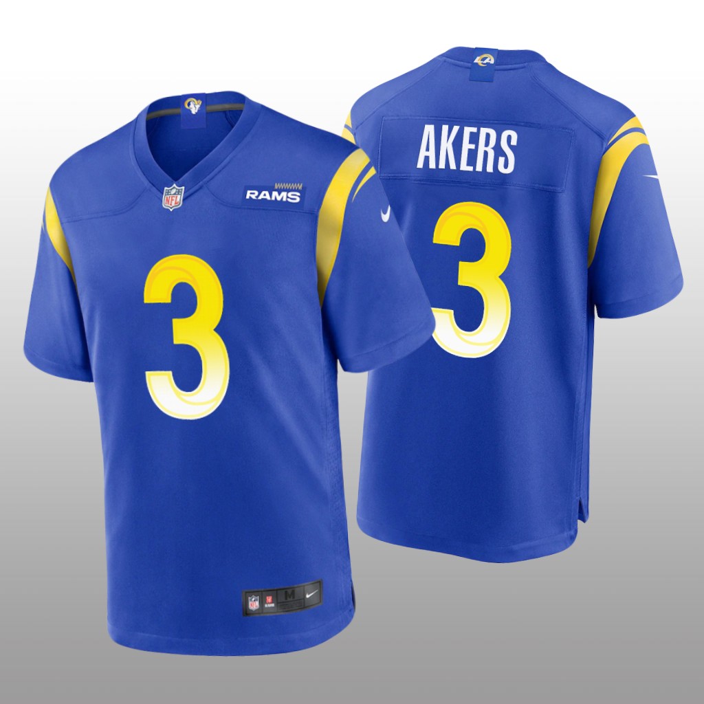 Los Angeles Rams Cam Akers Royal Jersey Game - Men's