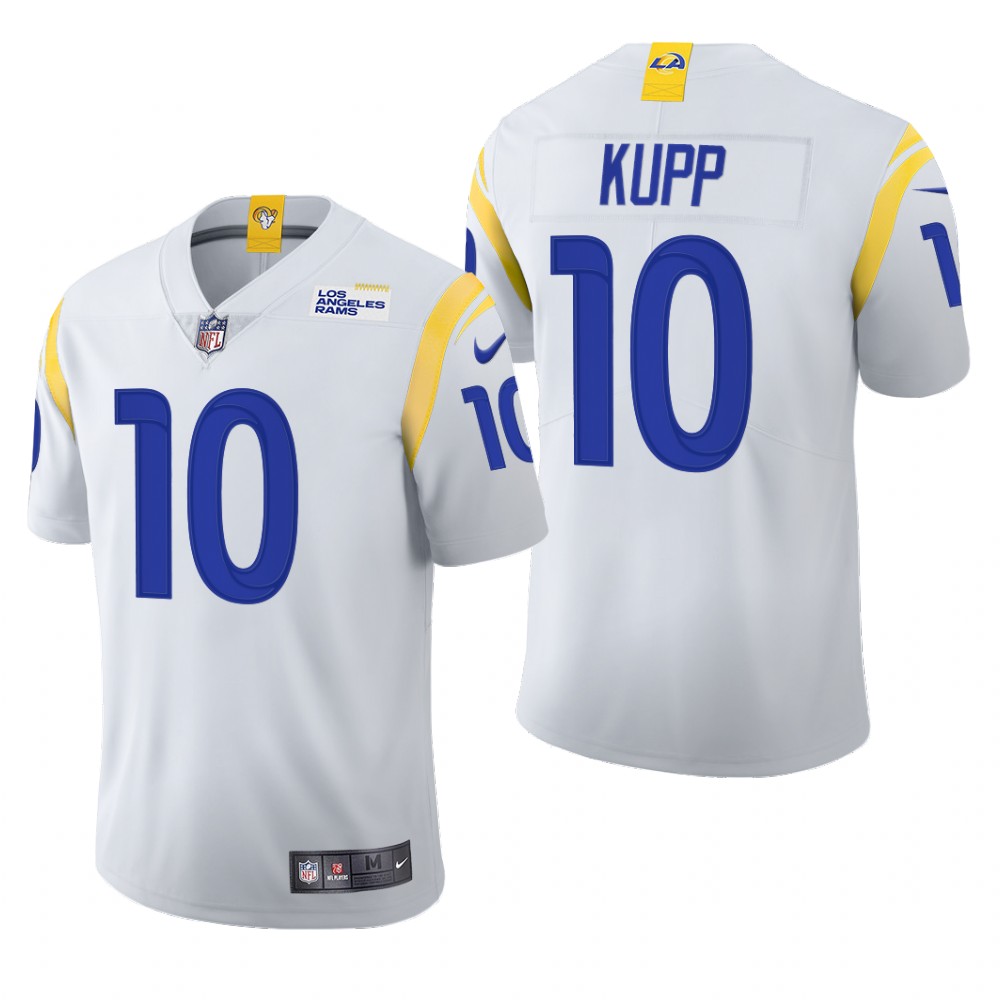 Los Angeles Rams Cooper Kupp White Jersey 2021 Vapor Limited - Men's